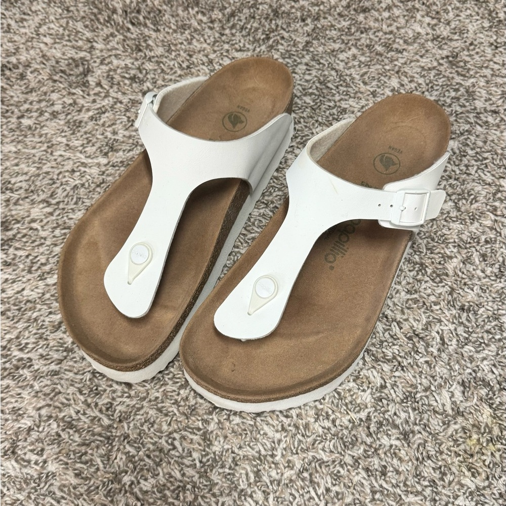 White Birkenstock Women's Sandals
